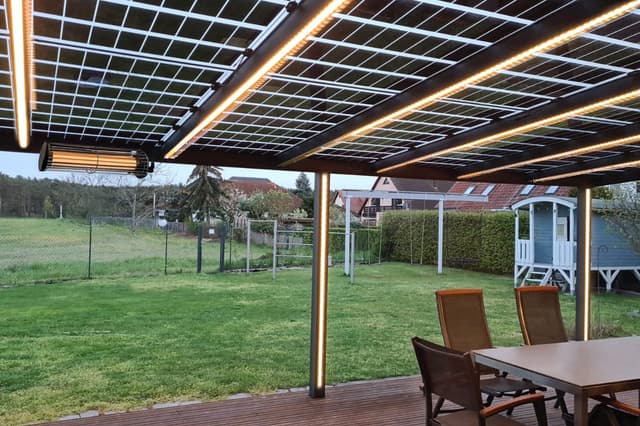 Solar Terrassendach Referenz